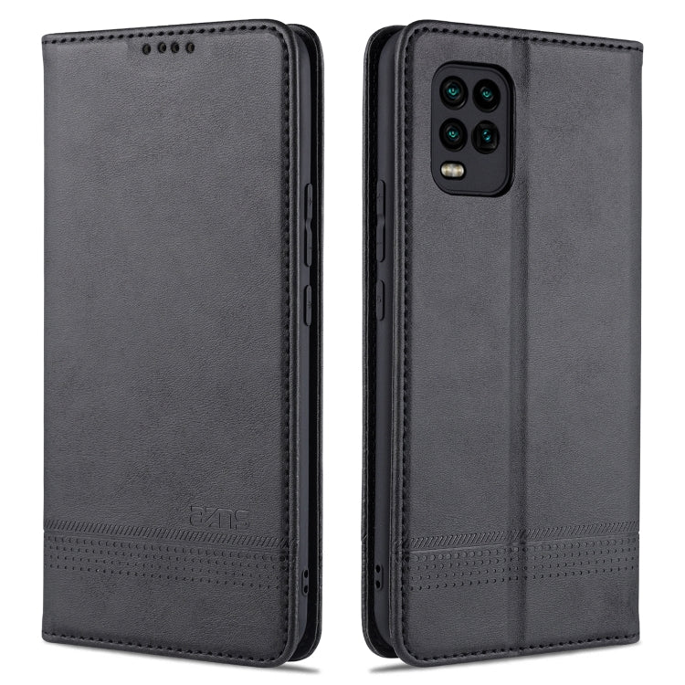Gray leather flip phone case with card slots; front and back cover with camera cutout.