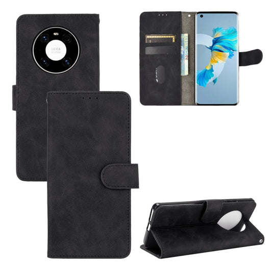 Black PU leather magnetic flip wallet phone case with card slots and fold stand