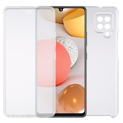 Transparent slim TPU phone case with cutouts, double-sided coverage
