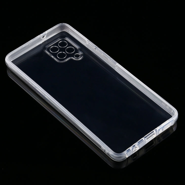 Clear slim TPU phone case with camera opening, back view