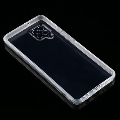 Clear slim TPU phone case with camera opening, back view