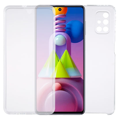 Transparent double-sided TPU phone case set with camera cutout and buttons