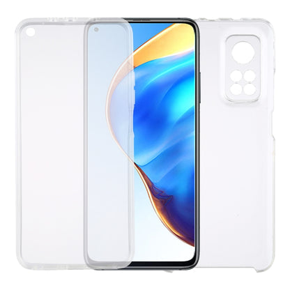 Transparent slim TPU phone case with camera and button cutouts, double-sided