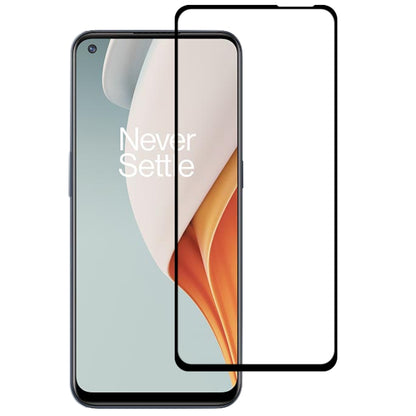 Full-coverage tempered glass screen protector film with black edge for smartphone