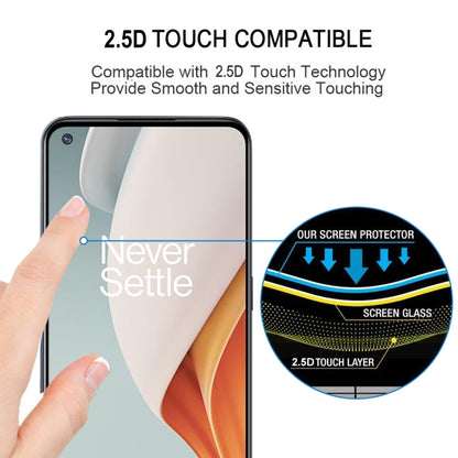 2.5D edge tempered glass screen protector film being aligned on a phone