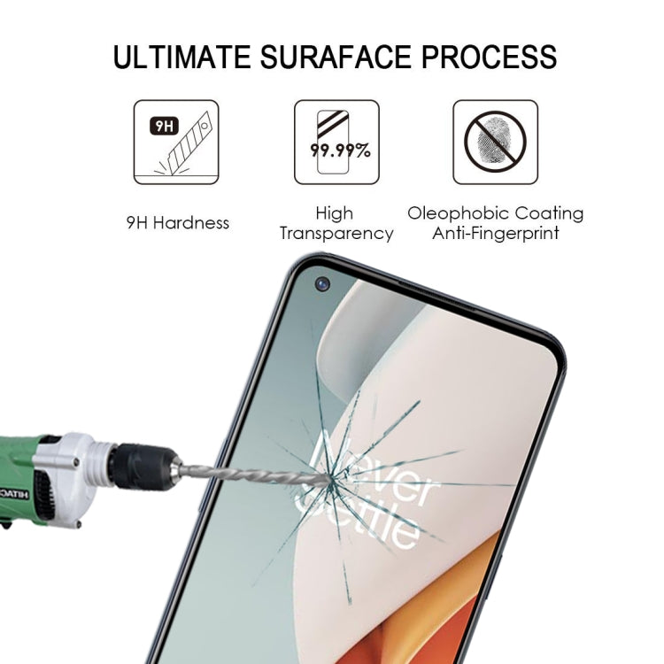 9H hardness tempered glass screen protector film with anti-fingerprint coating