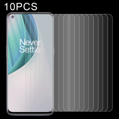 10-pack clear tempered glass screen protectors with rounded 2.5D edges