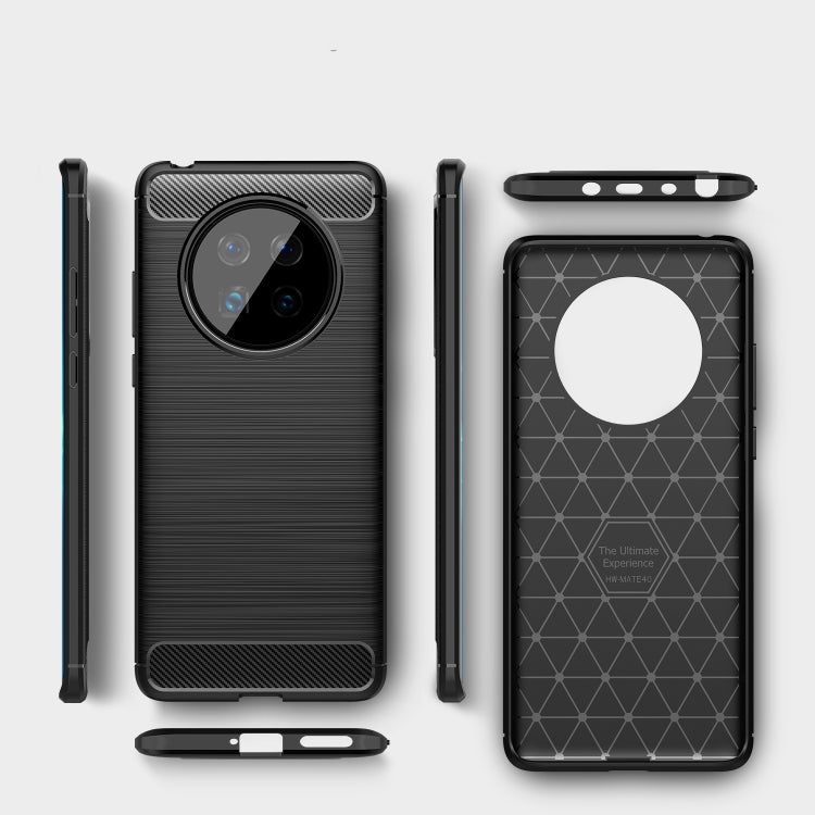 Black brushed texture TPU phone case, front and back with side buttons and camera cutout.