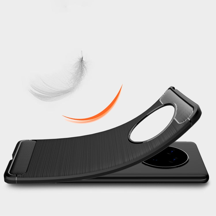 Black TPU phone case with textured side grip and wide oval camera lens cutout.