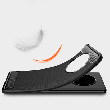 Black TPU phone case with textured side grip and wide oval camera lens cutout.