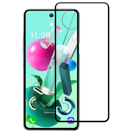 Full-glue tempered glass screen protector with full-screen coverage over smartphone display