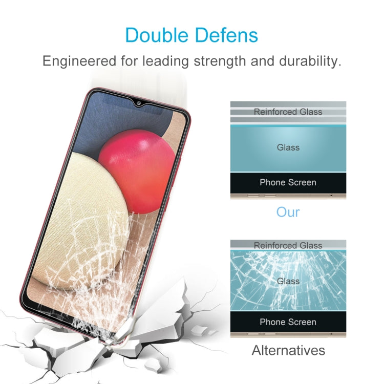 Pack of reinforced tempered glass screen protectors for stronger phone screen defense