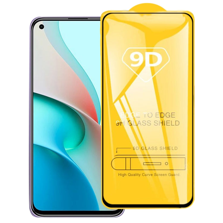 Clear 9D full-glue tempered glass screen protector film with full-screen coverage