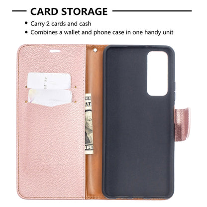 Rose gold flip phone wallet case with 2 card slots and cash pocket
