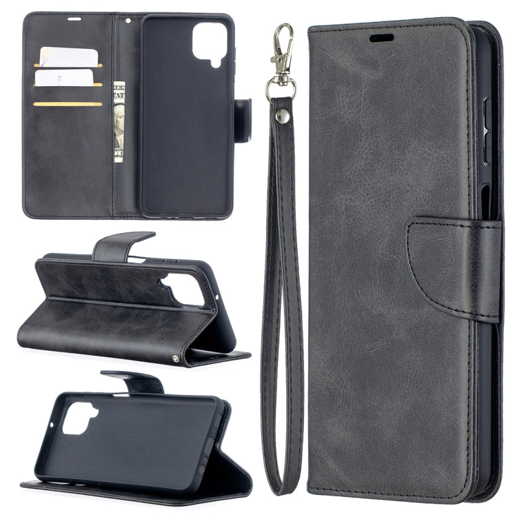 Gray wallet-style flip phone case with card slots, holder pocket, and lanyard strap.