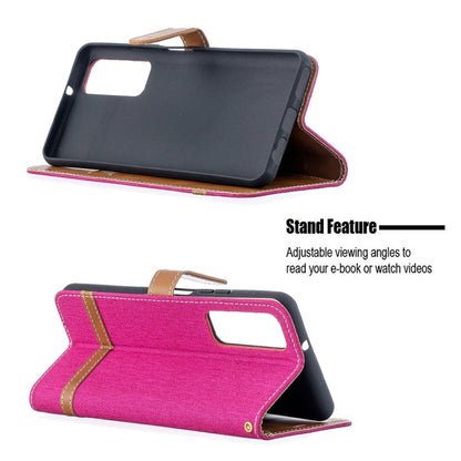 Pink flip leather phone case with stand feature, cover opened for viewing