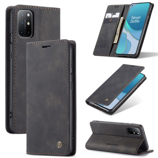 Leather flip phone case with card slot, dark finish, stitched edges for screen and back protection