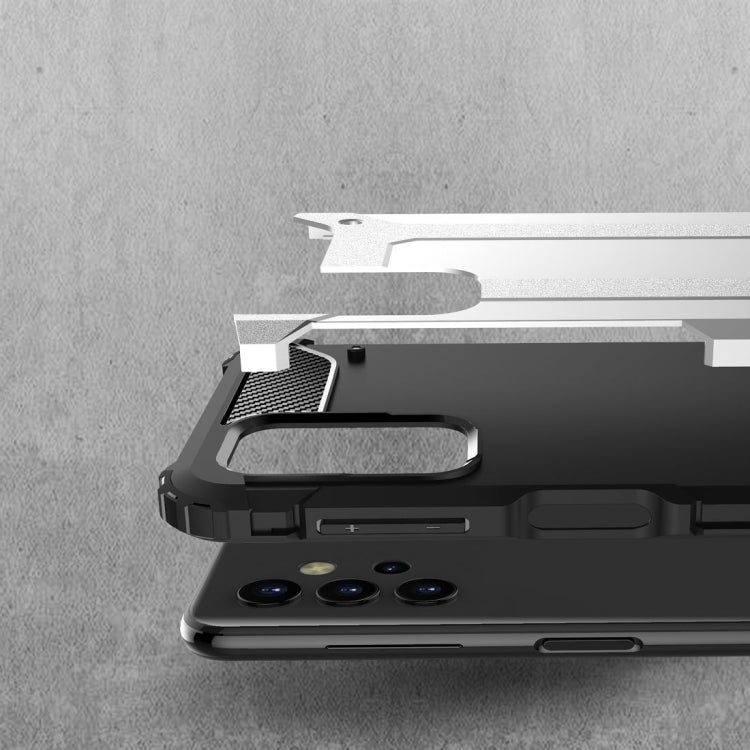 Magic Armor TPU + PC phone case with raised screen bumper and side button cutouts