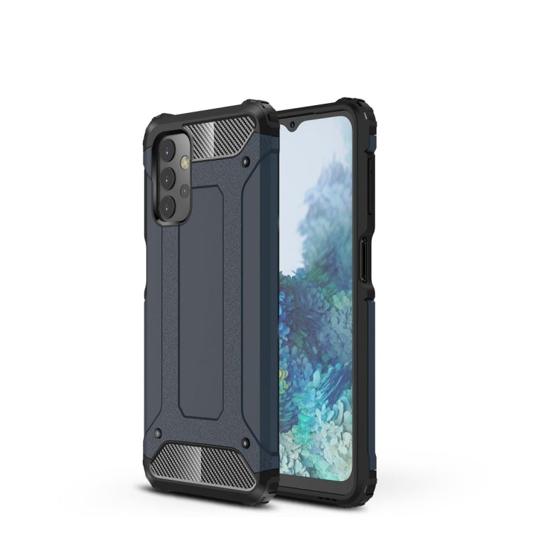 Magic Armor TPU + PC phone case in dark color, rugged texture with camera cutouts