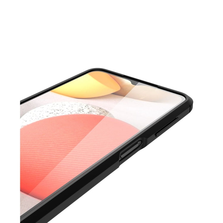 Black TPU shockproof phone case front view with raised screen bezel