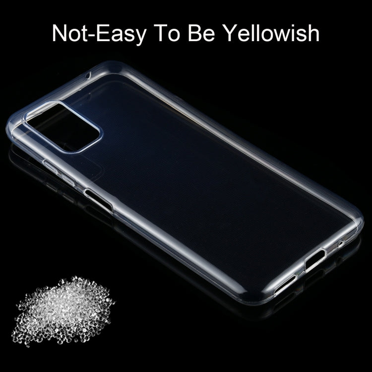 Transparent TPU phone case with slim profile and clear anti-yellowing design