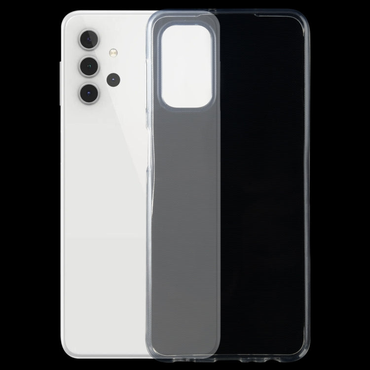 Transparent TPU phone case with camera cutout for slim, clear protection