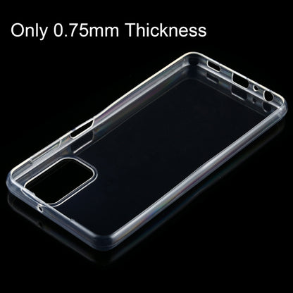 Ultra-thin clear TPU phone case with slim frame and button cutouts