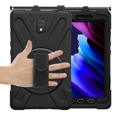 Shockproof Colorful Silicone + PC Protective Case with Holder & Shoulder Strap & Hand Strap, For Samsung Galaxy Tab active 3 T570 / T575 8.0, For Lenovo Tab M8 (2020) TB-8705F 8.0 inch