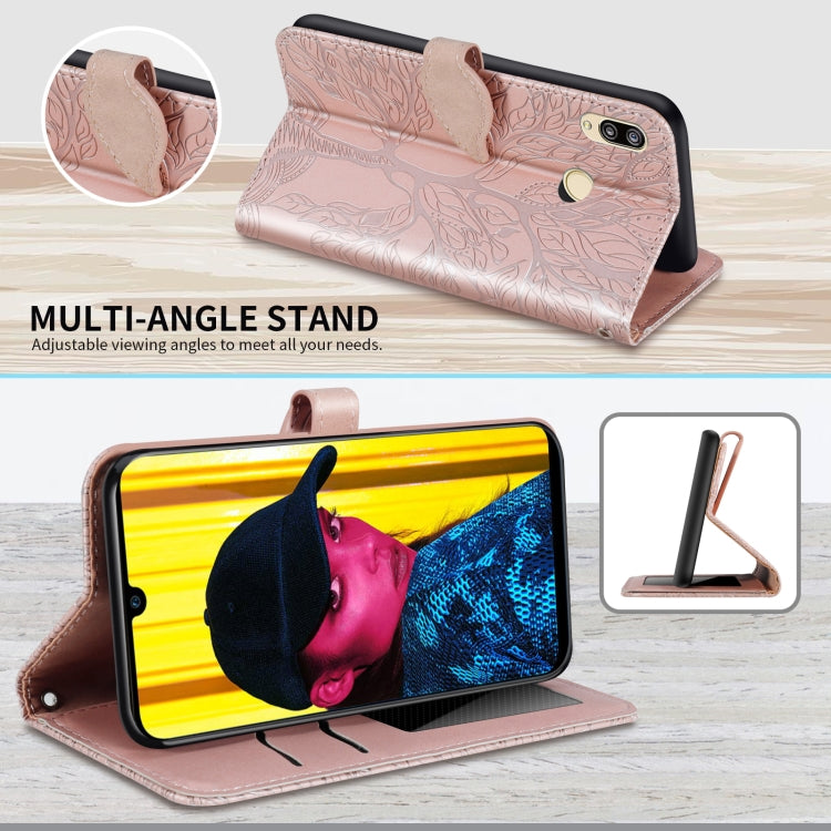 Rose gold folio phone case with multi-angle stand and flip cover