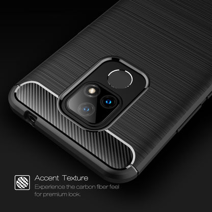 Black TPU phone case with brushed texture and raised camera frame
