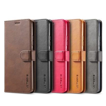 Multi-color leather flip phone cases with card holder and magnetic strap