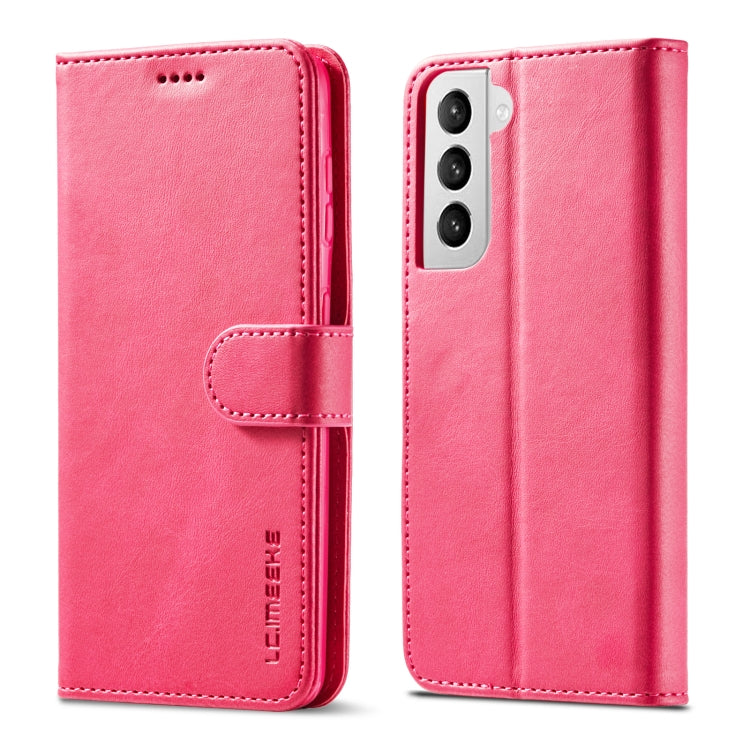 Flip leather phone wallet case, pink/red, flip cover with card slot