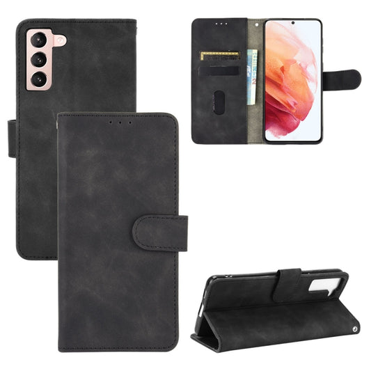 Black PU leather flip phone wallet case with magnetic buckle and card slots