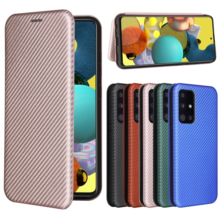 Carbon fiber magnetic flip phone case color set: multiple colors shown closed