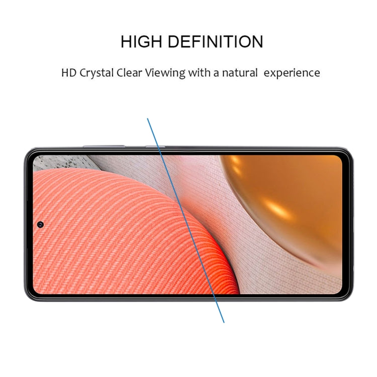 Tempered glass screen protector with full-width HD clarity for phone front screen