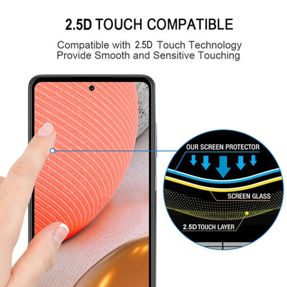 2.5D tempered glass screen protector with smooth touch, 25-pack
