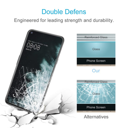 Tempered glass screen protector with reinforced glass for added durability.