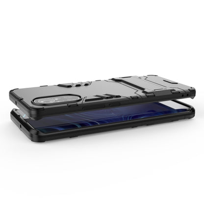 Black rugged phone case with thick protective corners and edge screen protection
