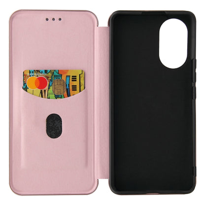 Pink and black magnetic flip phone case set with card slot and camera cutout