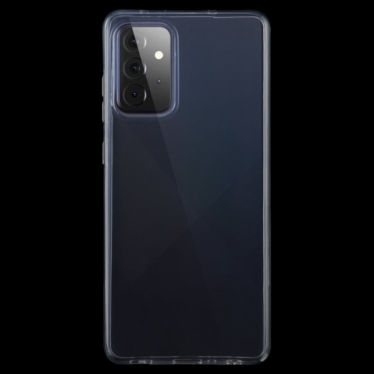 Clear TPU phone case covering the back and sides, with camera opening