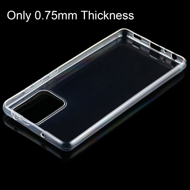 Ultra-thin clear TPU phone case with precise cutouts along the edges