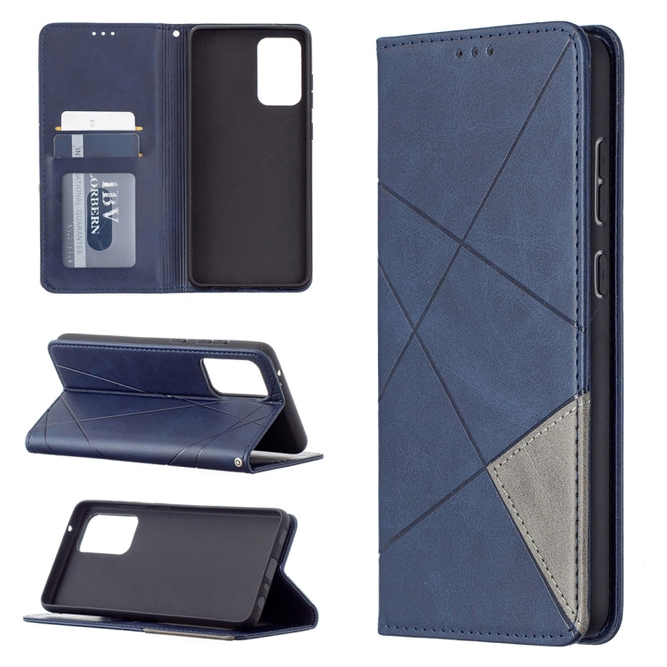 Blue leather wallet phone case with card holder, flip cover, and side port access