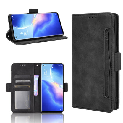 Black leather flip phone case with card slots and photo window holder