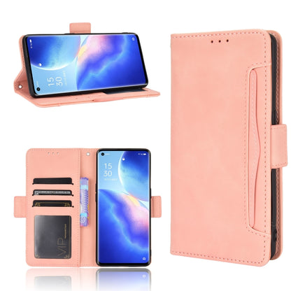 Pink flip leather phone case with card slots and photo holder, open and closed views