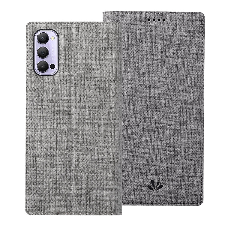 Light gray horizontal flip phone case with folio cover and camera cutout