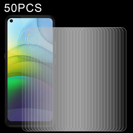 50-pack 0.26mm tempered glass screen protectors with 2.5D rounded edges