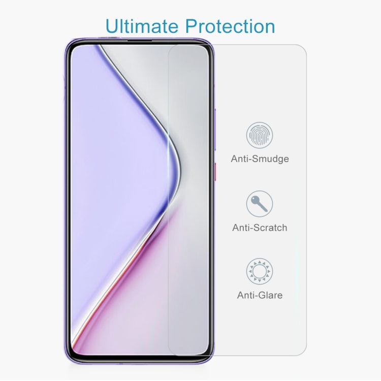 Tempered glass screen protector with anti-smudge, anti-scratch, anti-glare protection