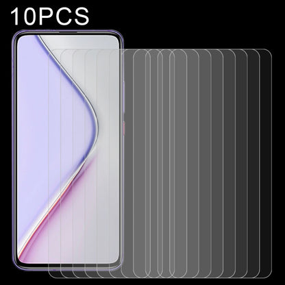 Tempered glass screen protector films pack of 10, 2.5D curved edges