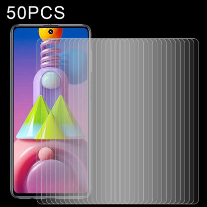 50-pack 9H 2.5D tempered glass screen protectors, clear, for phone fronts