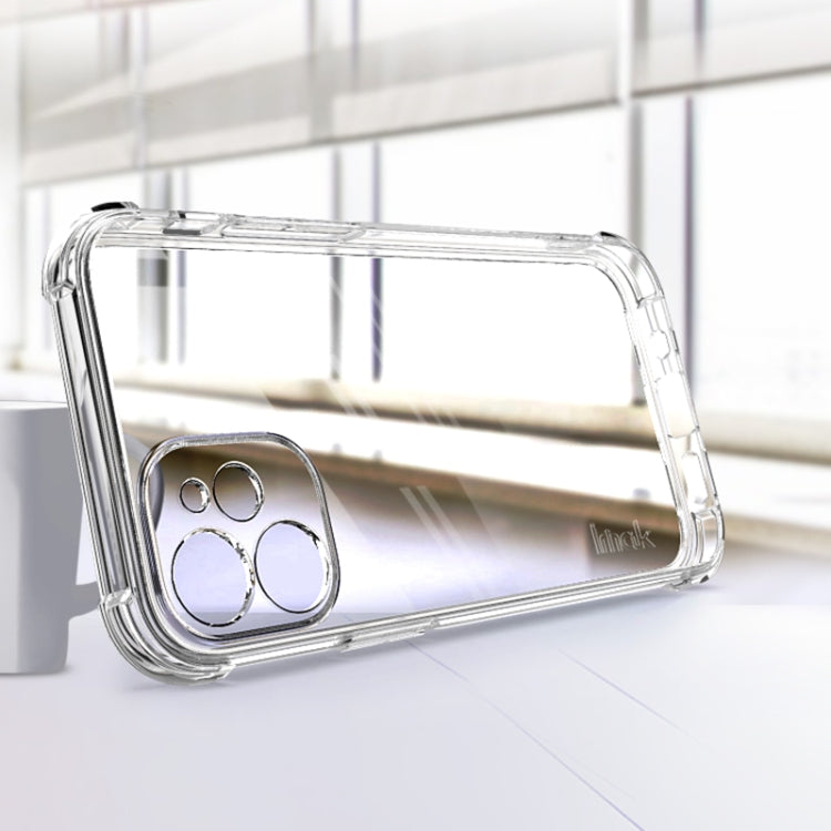 Clear TPU phone case, raised corner protection and camera cutout